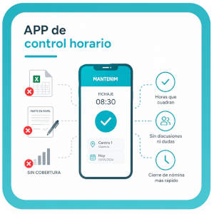 APP móvil de control horario