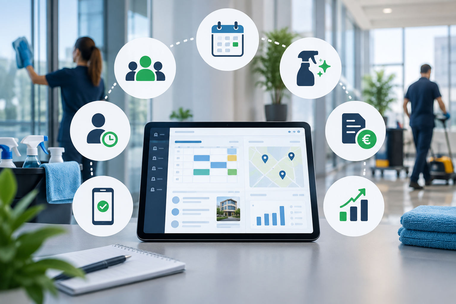 Software para empresas de limpieza: funcionalidades imprescindibles